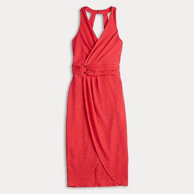 Women's Thalia Sodi Knit Wrap Halter Dress