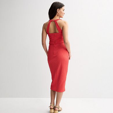 Women's Thalia Sodi Knit Wrap Halter Dress