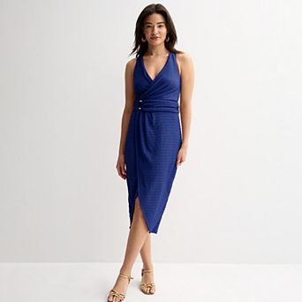 Women's Thalia Sodi Knit Wrap Halter Dress