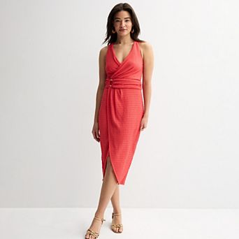 Women's Thalia Sodi Knit Wrap Halter Dress