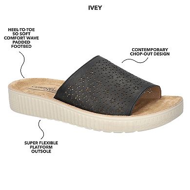 Easy Street Ivey Comfort Women's Platform Slide Sandals