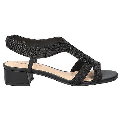 Easy Street Festival Block Heel Women's Woven Sandals
