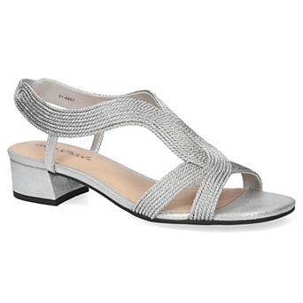 Easy Street Festival Block Heel Women's Woven Sandals