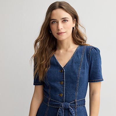 designer dresser Tennessee Sunsets Maxi Dress - Dark Denim, Small | Hazel and Olive