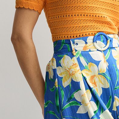 Women's Draper James Belted Midi Skirt