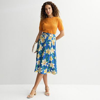 Women's Draper James Belted Midi Skirt