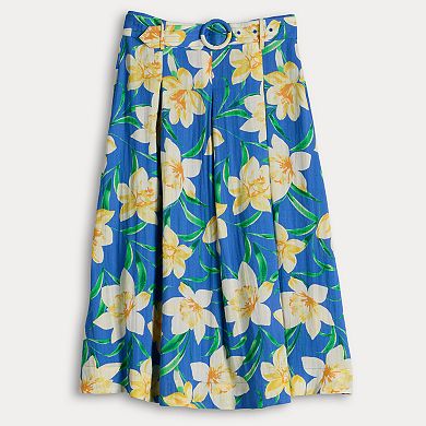 Women's Draper James Belted Midi Skirt