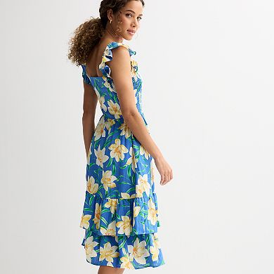 Women's Draper James Flutter Sleeve Midi Dress