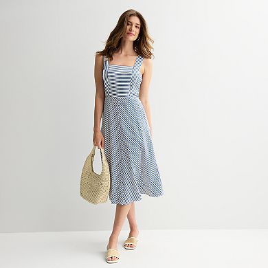 Women's Draper James Chevron Sleeveless Midi Dress
