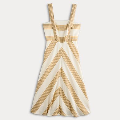 Women's Draper James Chevron Sleeveless Midi Dress