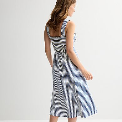 Women's Draper James Chevron Sleeveless Midi Dress