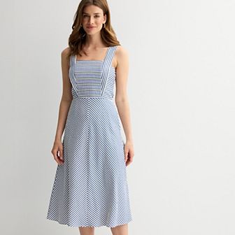 Women's Draper James Chevron Sleeveless Midi Dress