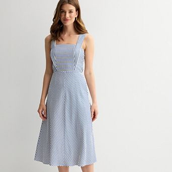 Women's Draper James Chevron Sleeveless Midi Dress