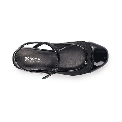 Sonoma Goods For Life® Ailish Girls Dot Mesh Flats