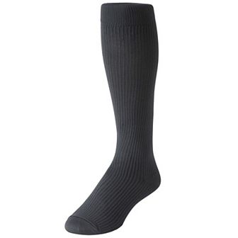 KingSize Men's Over-The-Calf Compression Silver Socks