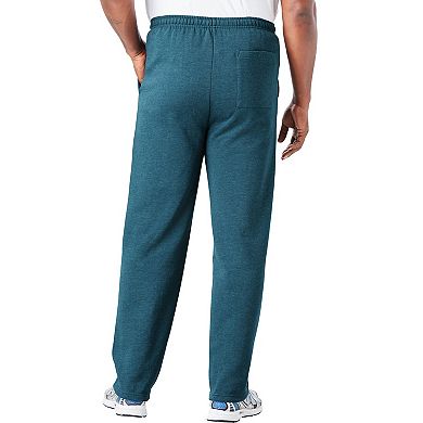 KingSize Men's Big & Tall Fleece Zip Fly Sweatpants