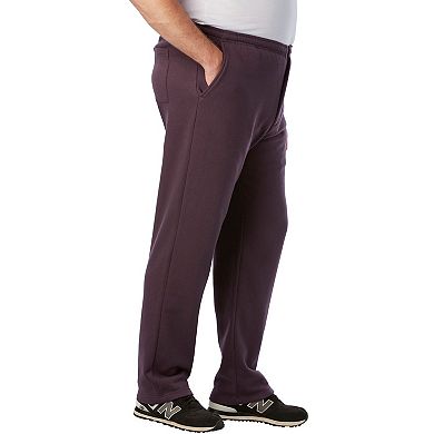 KingSize Men's Big & Tall Fleece Zip Fly Sweatpants