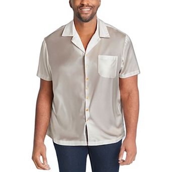 KingSize Men's Big & Tall Solid Camp Shirt