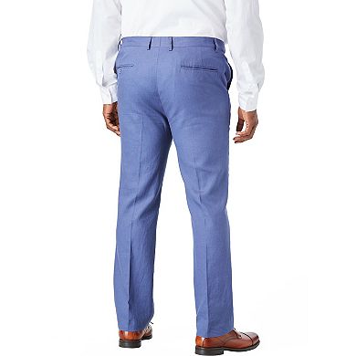 KingSize Men's Big & Tall Linen Blend Plain Front Dress Pants