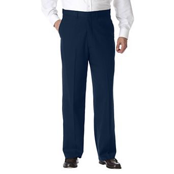 KingSize Men's Big & Tall KS Signature Collection No Hassle Classic Fit Expandable Waist Plain Front