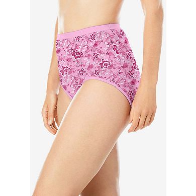 Avenue Women's Plus Size Modern Cotton Spandex Brief 3-Pack