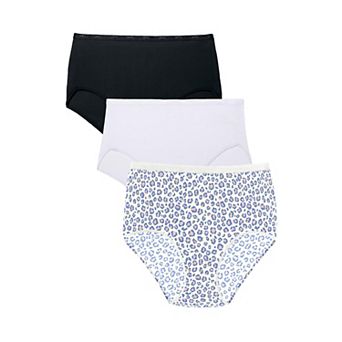 Avenue Women's Plus Size Modern Cotton Spandex Brief 3-Pack