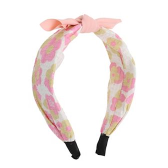 Elegant Flower Pattern Headbands For Children 6.30"x4.72"x2.05" Rose Red 1 pc