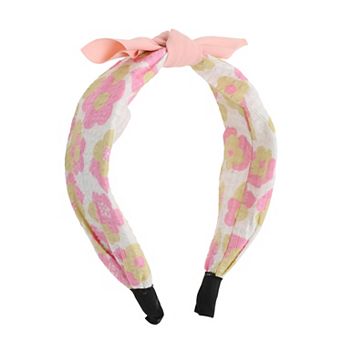 Elegant Flower Pattern Headbands For Children 6.30"x4.72"x2.05" Rose Red 1 pc