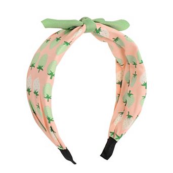 Elegant Strawberry Headbands For Children 6.30"x4.72"x2.05" Green Pink 1 pc