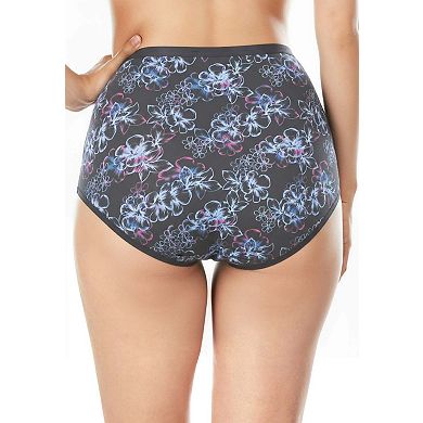 Avenue Women's Plus Size Full-Cut Cotton Spandex Brief 3-Pack