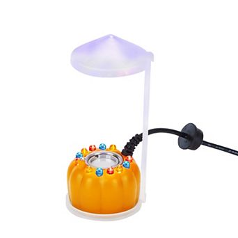 Yellow Pumpkin Mist Maker Fogger With Splash Guard For Halloween