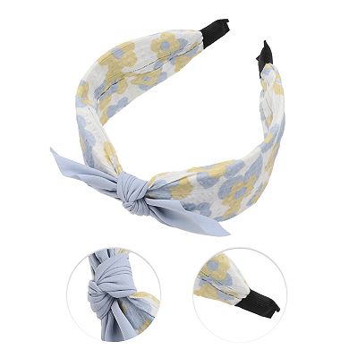 Elegant Flower Pattern Headbands For Children 6.30"x4.72"x2.05" Blue 1 Pcs