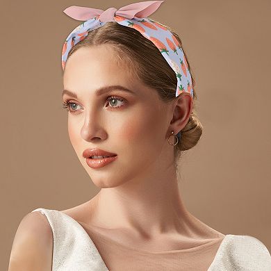 Elegant Strawberry Headbands For Children 6.30"x4.72"x2.05" Pink Orange 1 Pcs