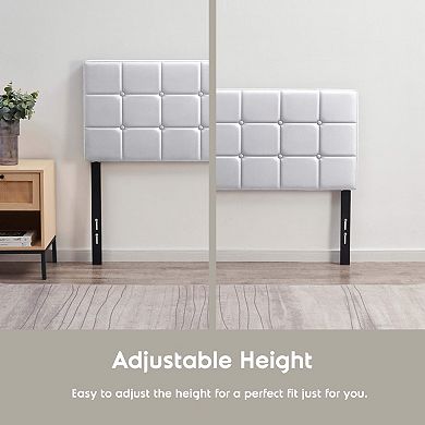 Nestl Button Tufted Upholstered Headboard