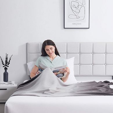 Nestl Button Tufted Upholstered Headboard
