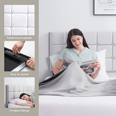 Nestl Button Tufted Upholstered Headboard