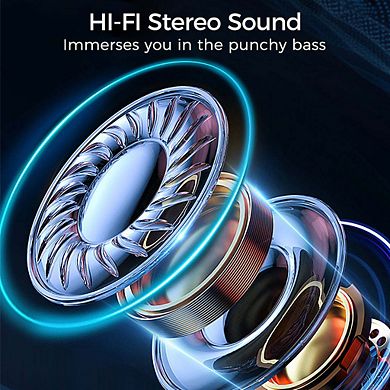 Ear-buds- Bluetooth 5.2, Stereo/noise Cancel, 30hrs- Wireless Charging