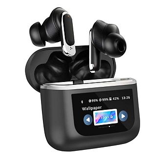 Ear-buds- Bluetooth 5.3 W/ Lcd Screen- Tws/noise Cancel- 32hr Playtime