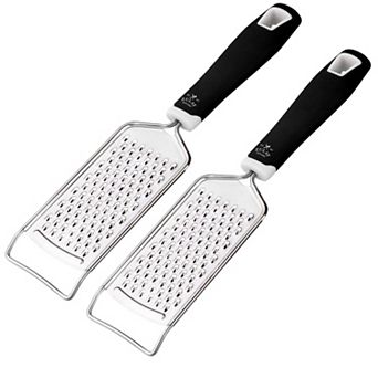 Zulay Kitchen 2 Pack Professional Cheese Grater Stainless Steel
