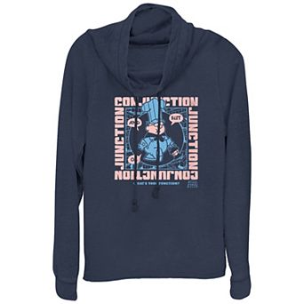 Disney's Schoolhouse Rock! Conjunction Junction Plus Size Cowlneck Graphic Lightweight Long Sleeve