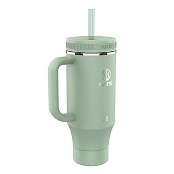 Takeya 40 oz. Solid Stainless Steel Tumbler with Lid & Two Straws