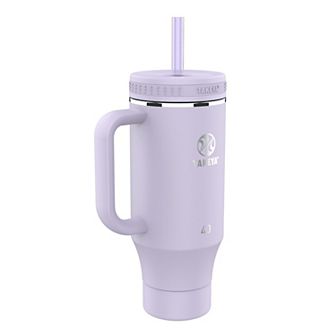 Takeya 40 oz. Solid Stainless Steel Tumbler with Lid & Two Straws