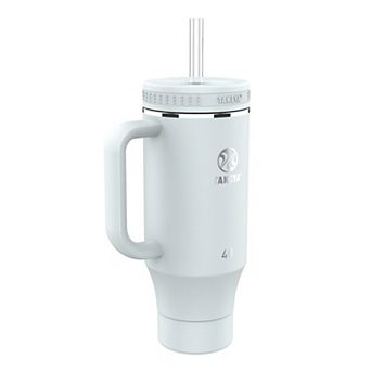 Takeya 40 oz. Solid Stainless Steel Tumbler with Lid & Two Straws