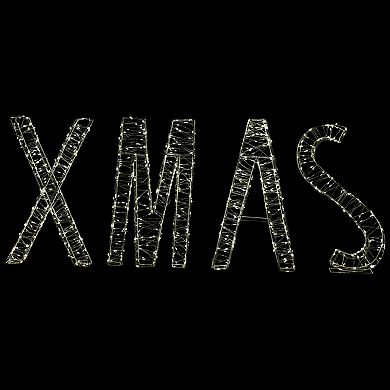 Northlight LED Lighted XMAS Sign Christmas Outdoor Decoration