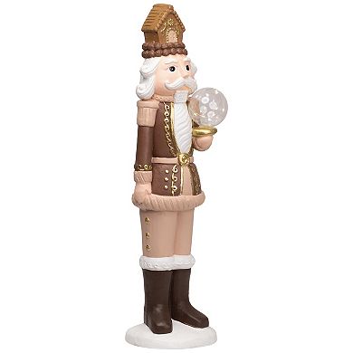 Northlight LED Nutcracker with Globe Table Decor
