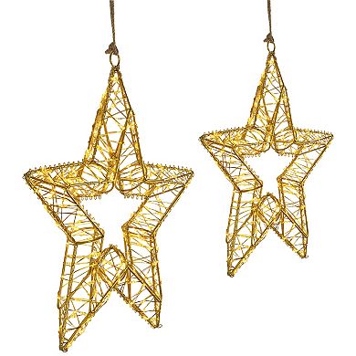 Northlight 2-pc. Outdoor LED Holiday Star Set