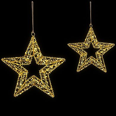 Northlight 2-pc. Outdoor LED Holiday Star Set