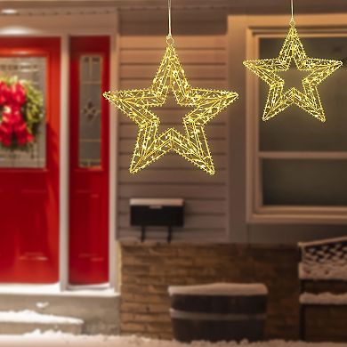 Northlight 2-pc. Outdoor LED Holiday Star Set