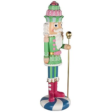 Northlight Pastel Christmas Candy Nutcracker King Floor Decor