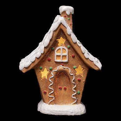 Northlight LED Lighted Gingerbread House with Star Windows Christmas Decoration